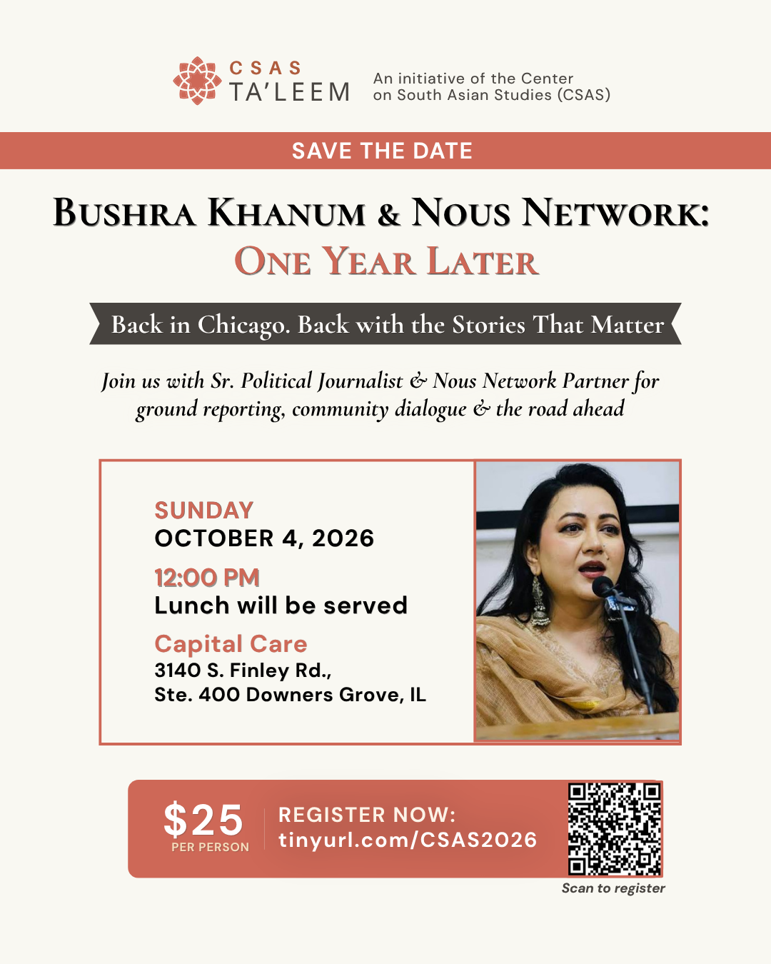 Bushra khanam CSAS Ta'leem Nous network